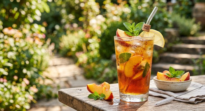 Ice Tea Ροδάκινο σε Ποτήρι